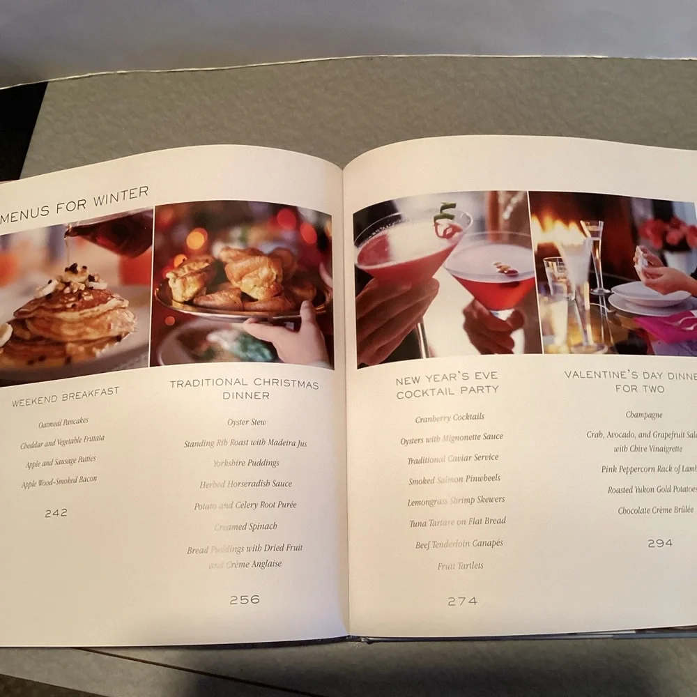 Williams Sonoma Entertaining Guide with seasonal ideas, occasion ideas & recipes